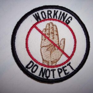 Do Not Pet Patch