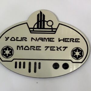Batuu Style Name Badge