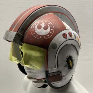 X-Wing Helmet Red and Grey Custom